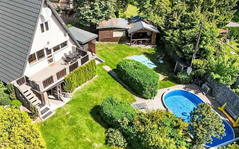 Svahová 1: House, Residential Area, Home, Roof, Cottage, Garden, Lawn, Estate, Backyard, Yard