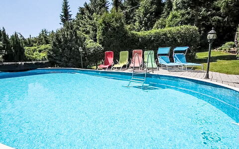 Svahová 1: Swimming Pool, Blue, Water, Leisure, Outdoor Furniture, Resort, Composite Material, Shade, Eco Hotel, Leisure Centre