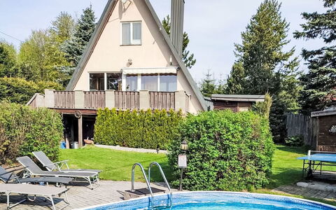 Svahová 1: Cottage, Swimming Pool, Garden, Estate, Landscaping, Leisure, Lawn, Shade, Eco Hotel, Villa