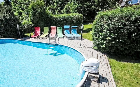 Svahová 1: Swimming Pool, Outdoor Furniture, Leisure, Furniture, Composite Material, Resort, Shade, Chair, Garden, Backyard