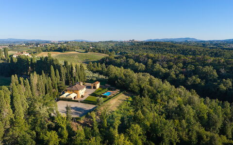 Villa Poggio Bellavista 8: Landscape, Land Lot, Plain, Rural Area, Estate, Bird'S-Eye View, Plantation, Landscaping, Village, Aerial Photography