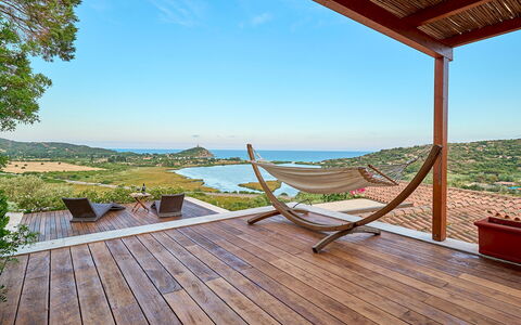 Villa Ananda 8: Wood, Furniture, Resort, Sea, Coastal And Oceanic Landforms, Wood Flooring, Eco Hotel, Ocean, Wood Stain, Chair