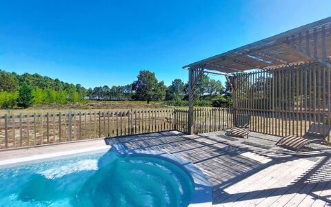 Tartoure: Blue, Swimming Pool, Composite Material, Shade, Resort, Deck, Eco Hotel, Design, Water Feature, Outdoor Furniture