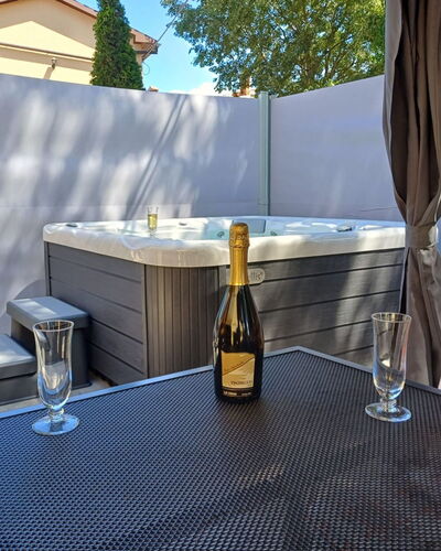 Martina: Furniture, Composite Material, Outdoor Furniture, Swimming Pool, Chair, Shade, Backyard, Houseplant, Plumbing Fixture