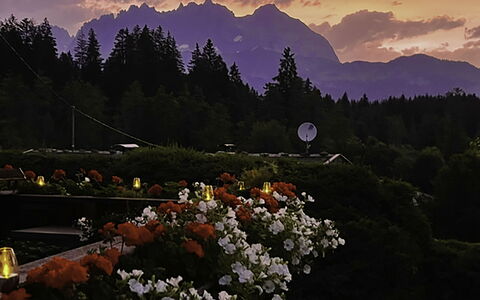 Oberndorf in Tirol 1: Blue, Wood, Furniture, Home, Outdoor Furniture, Chair, Shade, Balcony, Wood Stain, Eco Hotel