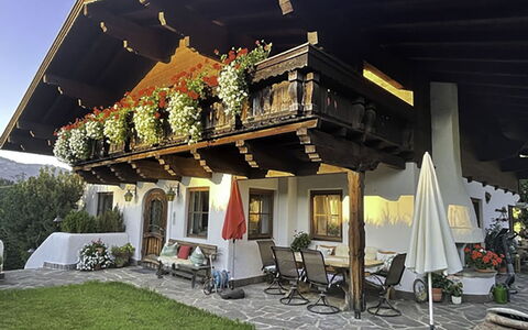 Oberndorf in Tirol 1: Blue, Wood, Furniture, Home, Outdoor Furniture, Chair, Shade, Balcony, Wood Stain, Eco Hotel