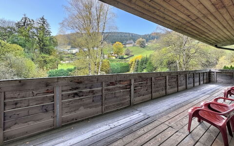 Afritz am See 9: Blue, Wood, Furniture, Home, Outdoor Furniture, Chair, Shade, Balcony, Wood Stain, Eco Hotel