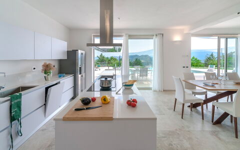Dimora Montefalcone 8, Emma Villas: Interior Design, Furniture, Flooring, Floor, Wood, Kitchen, Ceiling, Home, Countertop, Chair