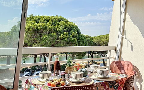 La Lagune: Furniture, Outdoor Furniture, Chair, Shade, Outdoor Table, Hotel, Balcony, Houseplant, Resort, Eco Hotel