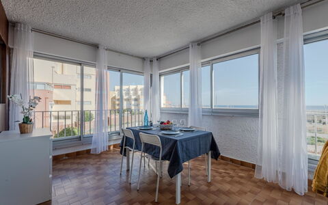 Les Cyclades: Furniture, Table, Building, Hall, Wood, Window, Interior Design, Flooring, Houseplant, Floor