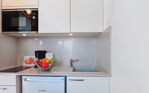 Glacieres 22: Kitchen, Kitchen Appliance, Countertop, Cabinetry, Major Appliance, Kitchen Sink, Home Appliance, Interior Design, Sink, Furniture