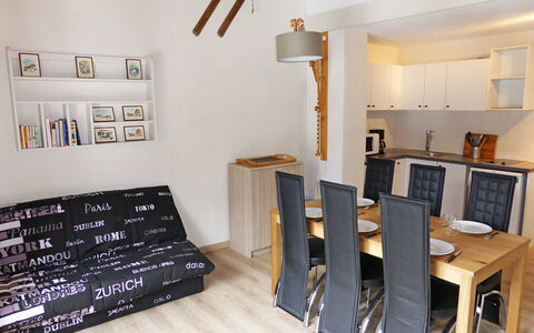 Les Contamines 300: Furniture, Property, Product, Table, Wood, Lighting, Interior Design, Architecture, Floor, Chair