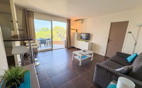 Cavalaire 450: Furniture, Apartment, Chair, Balcony, Outdoor Furniture, Hotel, Resort, Kitchen & Dining Room Table
