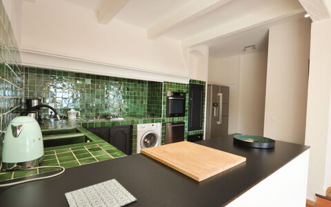 Mare e Sole: Property, Kitchen, Interior Design, Flooring, Floor, Building, Comfort, Living Room, Condominium, House