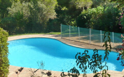 Mas Baladou: Swimming Pool, Water, Property, Leisure, Natural Landscape, Vacation, Real Estate, Tree, Resort, Landscape