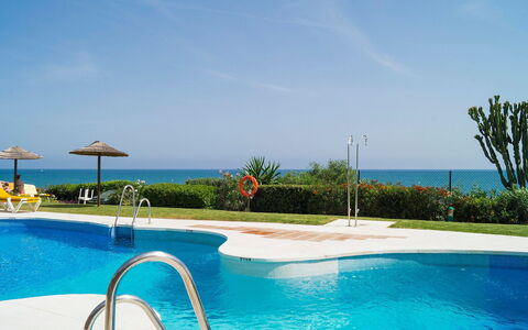 Mijas Beach: Swimming Pool, Property, Vacation, Resort, Real Estate, Leisure, Sky, Azure, House, Caribbean