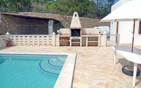 Can Pep Jaume: Water, Furniture, Building, Sky, Swimming Pool, Azure, Chair, Shade, Outdoor Furniture, Table