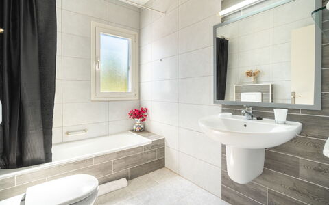 Anromi: Bathroom, Flooring, Interior Design, Floor, Plumbing Fixture, Toilet, Sink, Bathroom Sink, Plumbing, Tap