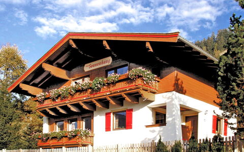 Haus am Sonnenhang: Cloud, Plant, Sky, Property, Building, Window, Wood, Tree, House, Slope