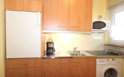 Am Birkenhain 100.8: Room, Cabinetry, Property, Major Appliance, Kitchen, Furniture, Countertop, Home Appliance, Plywood, Interior Design