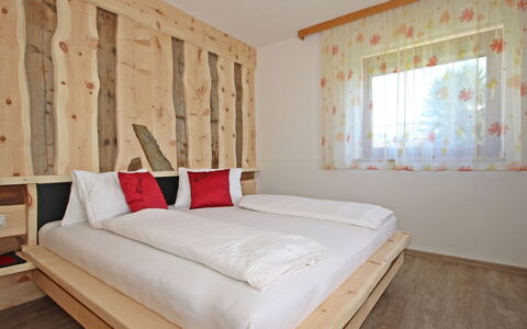 Haus Sailer: Bedroom, Bed, Furniture, Room, Property, Bed Frame, Interior Design, Wall, Mattress, Floor