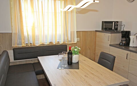 Haus Sailer: Room, Property, Interior Design, Furniture, Countertop, Floor, Building, Table, Wall, House