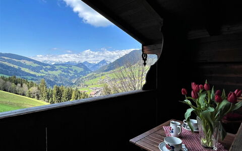 Kaiserhof: Plant, Table, Cloud, Window, Sky, Mountain, Vase, Building, Shade, Landscape