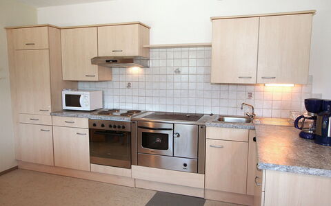 Eberharter: Room, Kitchen, Cabinetry, Countertop, Furniture, Property, Kitchen Stove, Interior Design, Major Appliance, Building