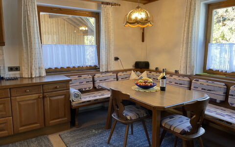 Karwendel: Plant, Furniture, Property, Window, Chair, Building, Wood, Lighting, Flowerpot, Architecture