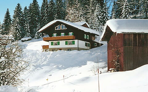 Schruns 25: Snow, Property, Building, Sky, Nature, House, Tree, Slope, Larch, Freezing