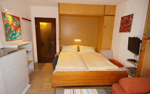 Edelweiss: Furniture, Room, Bed, Bedroom, Property, Bed Frame, Interior Design, Bed Sheet, Floor, Building