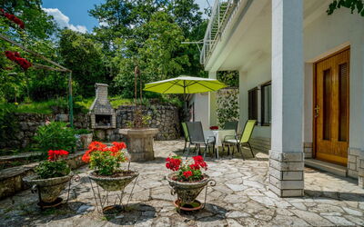 Lovran 105: Property, House, Building, Home, Real Estate, Architecture, Tree, Estate, Courtyard, Cottage