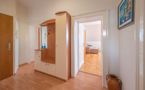 Lovran 111: Door, Picture Frame, Building, Window, Wood, Hall, Flooring, Floor, Home Door