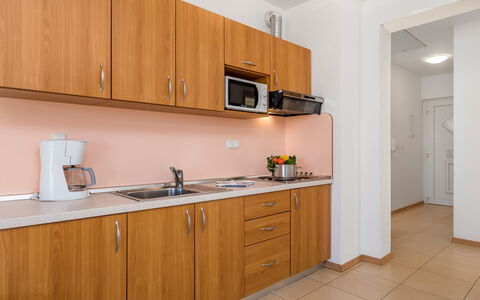 Rab Rab 310: Room, Property, Cabinetry, Furniture, Kitchen, Interior Design, Building, House, Yellow, Countertop