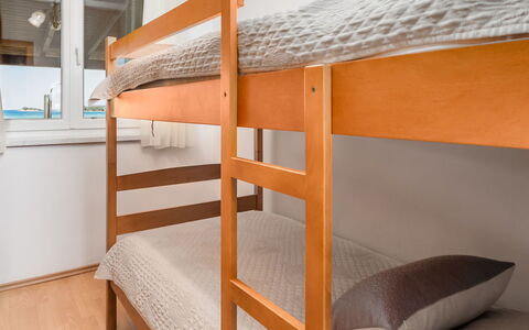 Rab Kampor 620: Bed, Furniture, Bunk Bed, Room, Orange, Product, Hostel, Architecture, Dormitory, Bed Frame