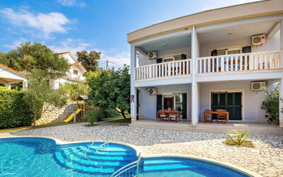 Rab Kampor 631: Property, House, Building, Real Estate, Home, Swimming Pool, Estate, Villa, Architecture, Residential Area