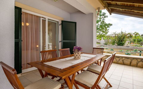 Lucija: Property, Room, Furniture, Table, Interior Design, Building, Real Estate, House, Dining Room, Balcony