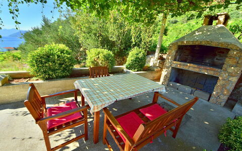 Katica: Property, Furniture, Backyard, Table, Room, Outdoor Table, Yard, House, Patio, Landscaping
