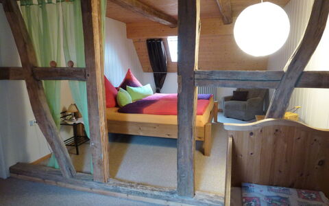 Haus Schwärzel: Room, Furniture, Property, Bed, House, Interior Design, Building, Home, Floor, Table