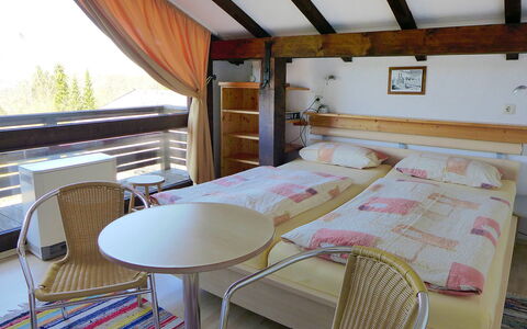 Siegsdorf 100: Room, Property, Furniture, Bedroom, Interior Design, Building, House, Bed, Cottage, Cabin