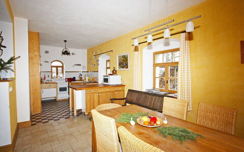 Rosencottage: Property, Room, Building, Interior Design, Furniture, House, Yellow, Floor, Kitchen, Real Estate