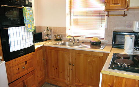 Glenvale Cottage: Countertop, Cabinetry, Room, Kitchen, Furniture, Property, Kitchen Stove, Major Appliance, Interior Design, Sink
