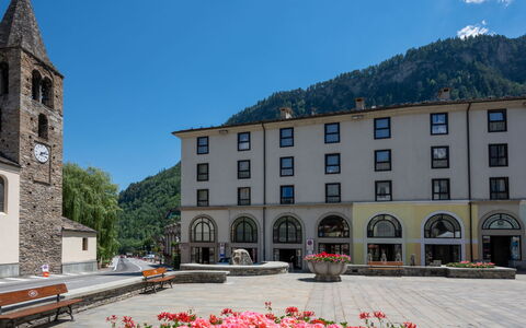 Courmayeur 100: Sky, Mountain, Plant, Plant Community, Tree, Natural Environment, Larch, Natural Landscape, Highland, Slope