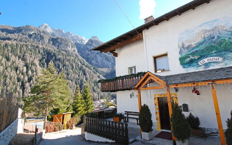 Alleghe 100: Sky, Plant, Mountain, Window, Tree, Building, Slope, Leisure, Mountainous Landforms