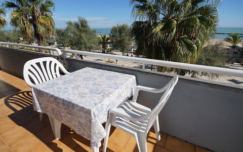 San Benedetto del Tronto 140: Sky, Property, Furniture, Table, Plant, Tree, Outdoor Table, Outdoor Furniture, Chair, Lighting