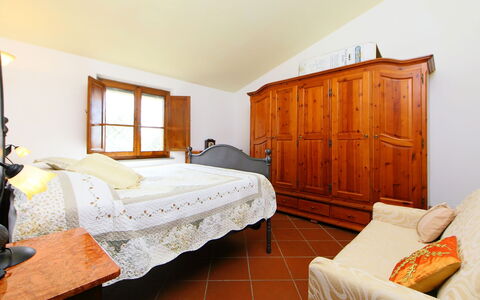 Le Bozzelle: Bedroom, Bed, Room, Furniture, Property, Bed Sheet, Bed Frame, Bedding, Interior Design, Floor