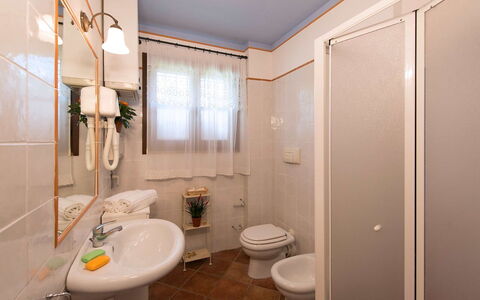 San Gimignano 150: Bathroom, Room, Property, Interior Design, Ceiling, Real Estate, Building, Plumbing Fixture, Floor, House