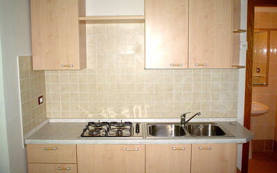 San Luca 300.1: Room, Property, Kitchen, Sink, Tile, Cabinetry, Countertop, Kitchen Sink, Furniture, Floor