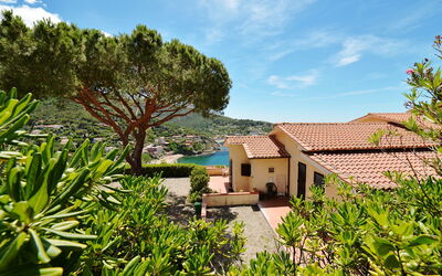 Capoliveri 850: Property, Vegetation, House, Real Estate, Sky, Building, Vacation, Tree, Cottage, Rural Area