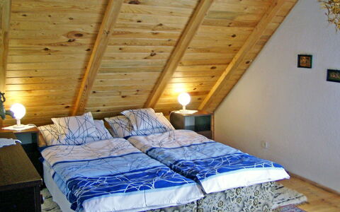Letniskowa 29: Bedroom, Bed, Room, Furniture, Property, Bed Frame, Attic, House, Bed Sheet, Interior Design